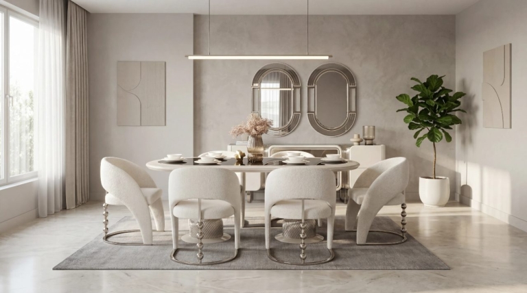 Golden Dining Room Set
