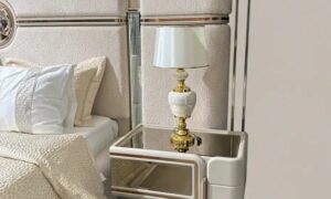 Golden Bedside Table