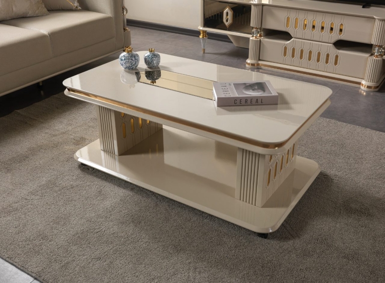 Yakut Krem Coffee Table
