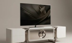 Golden TV Unit