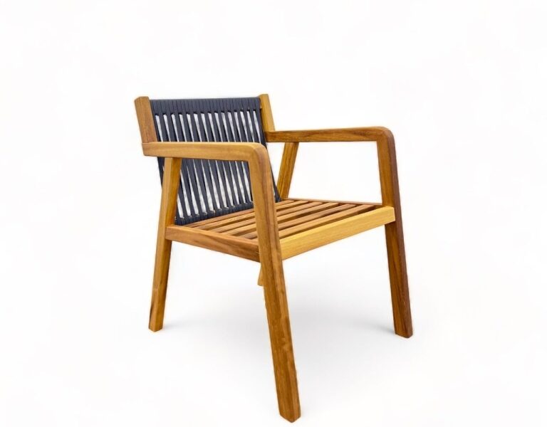 Roma Iroko Rope Dining Chair