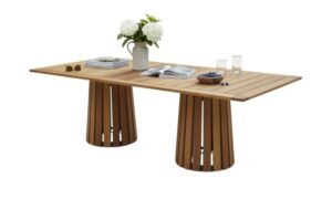 Rose Iroko Outdoor Dining Table