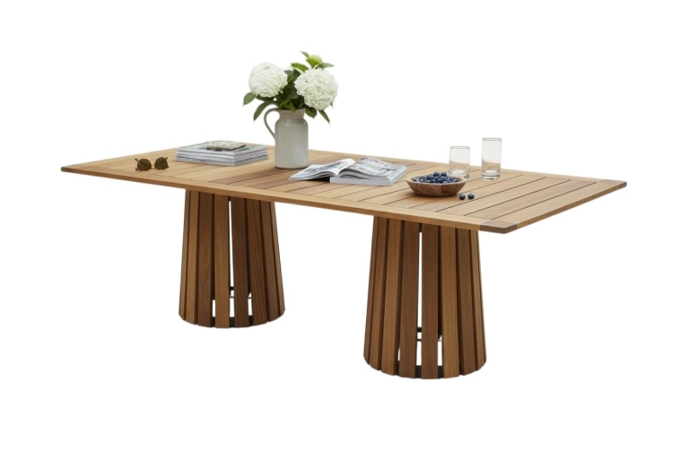 Rose Iroko Outdoor Dining Table
