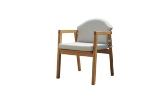 Rose Iroko Outdoor Dining Chair